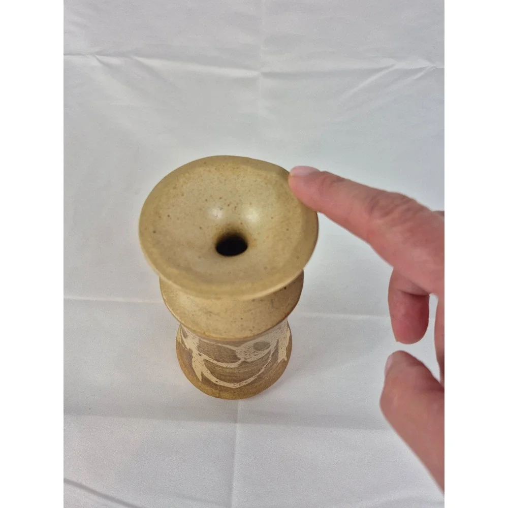 Stoneware Designs West SDW Studio Pottery Bud Vase MCM Ceramic Robert Maxwell